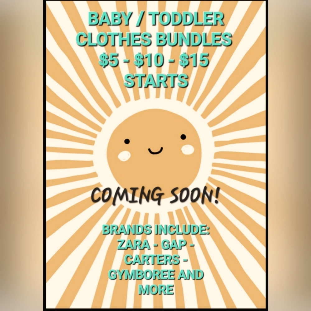 ROUND #2 Baby / Toddler Clothes Bundles